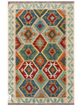 Maimana Afghanistan Kilim Rug - 122 x 78 cm - Handmade