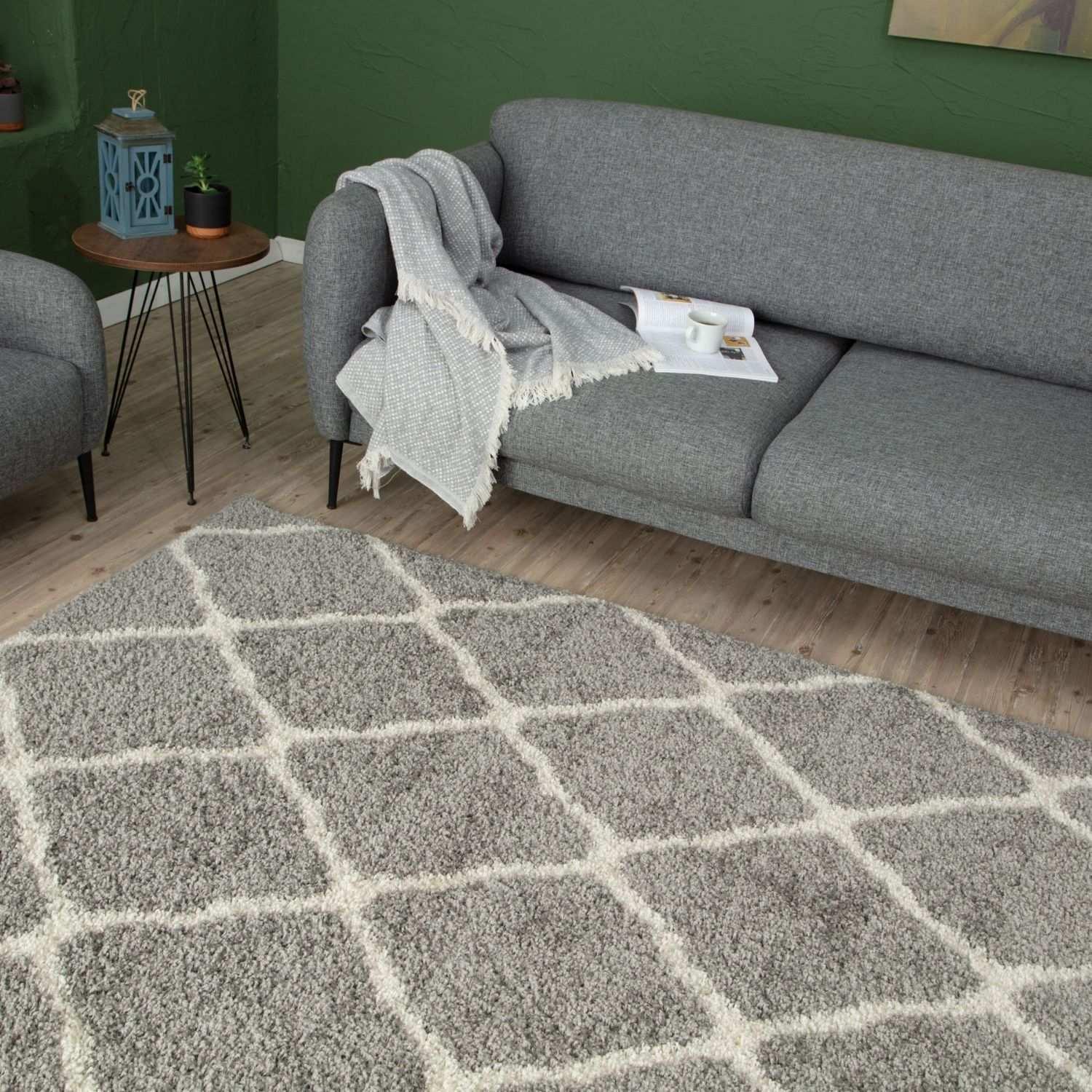 710_Moroccan_Grey_Shaggy_Rug-10 - Bobobiy