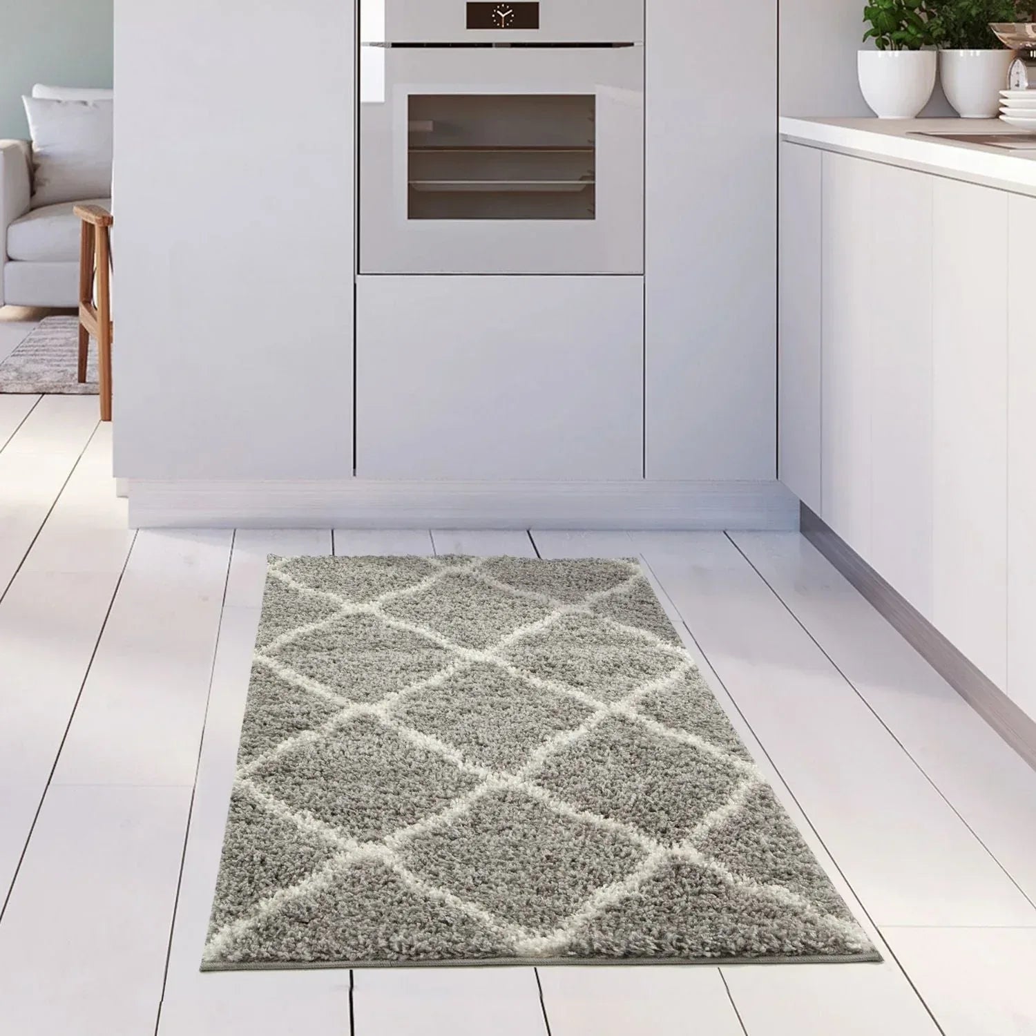 710_Moroccan_Grey_Shaggy_Rug-23 - Bobobiy