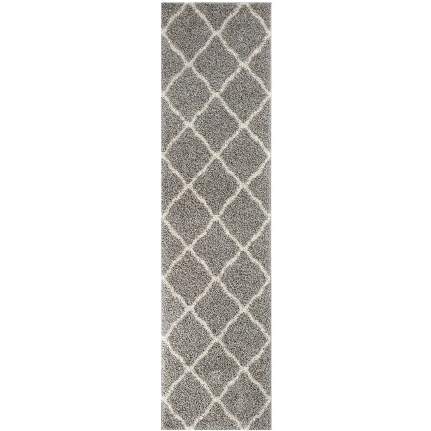 710_Moroccan_Grey_Shaggy_Rug-4 - Bobobiy