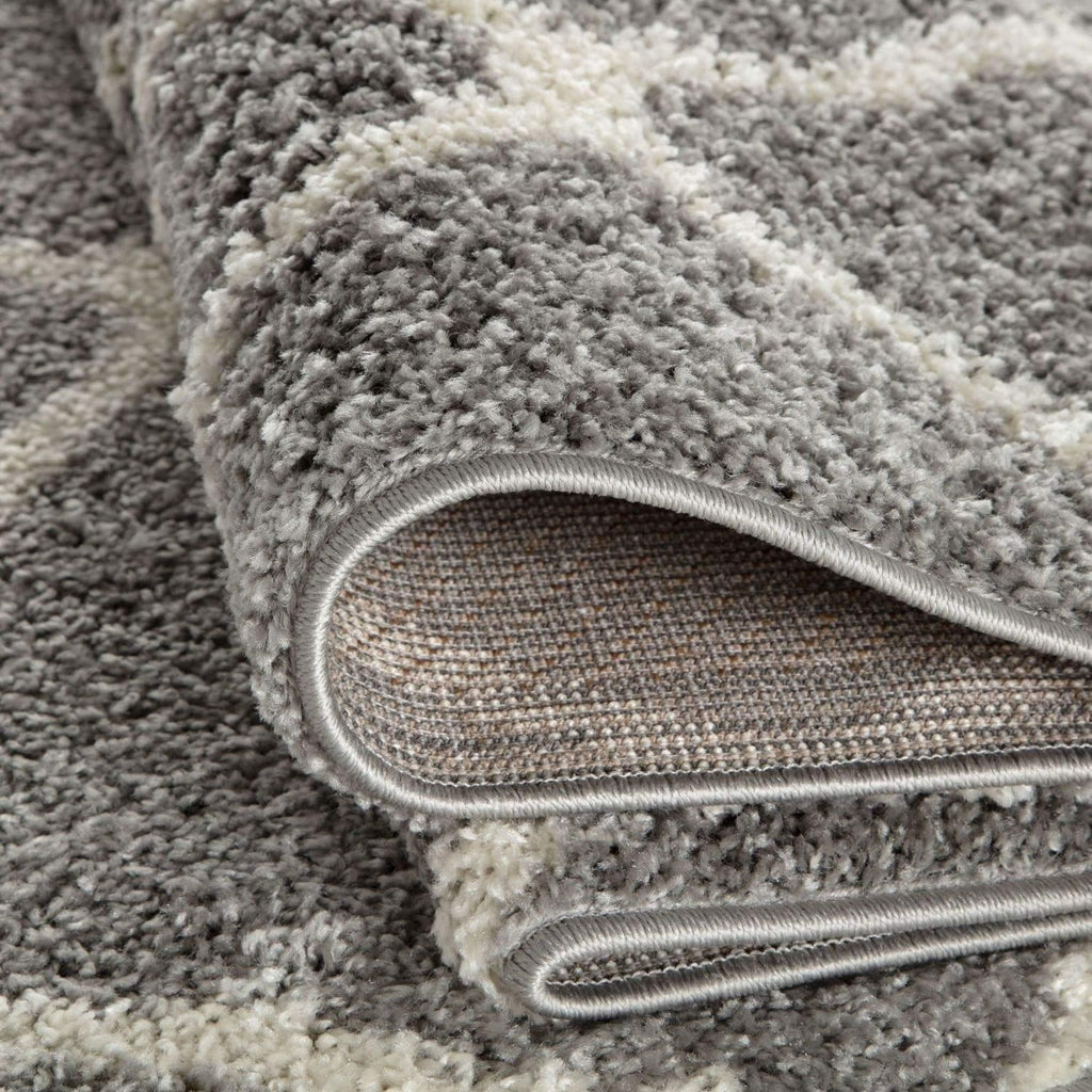 710_Moroccan_Grey_Shaggy_Rug-6 - Bobobiy