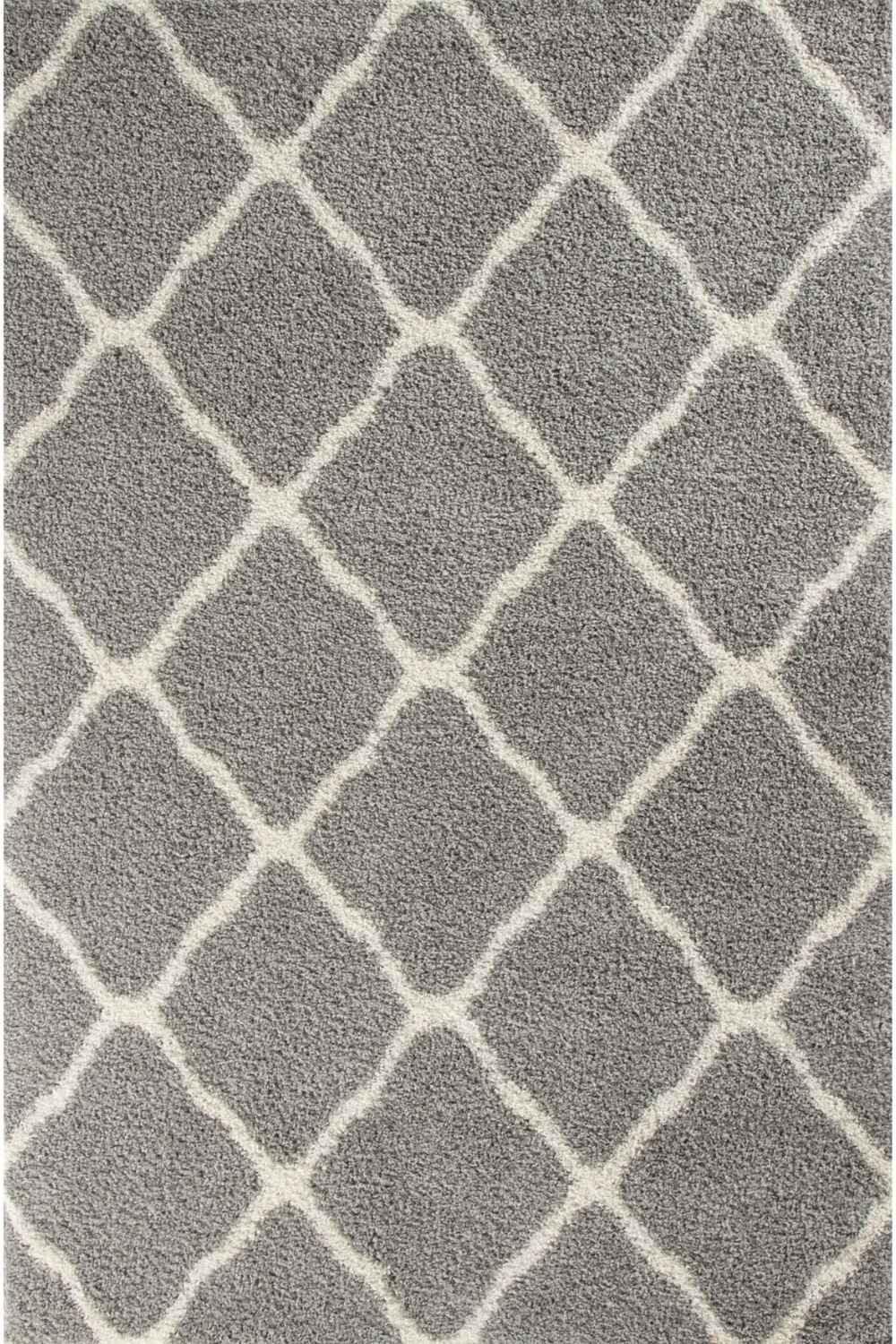 710_Moroccan_Grey_Shaggy_Rug - Bobobiy
