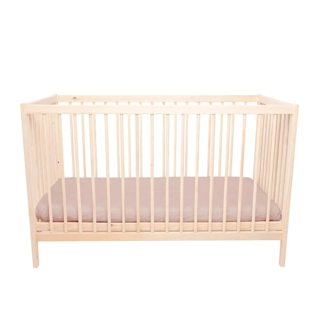 Kukka Natural Wood 2-Level Cot 70x140 - Bobobiy