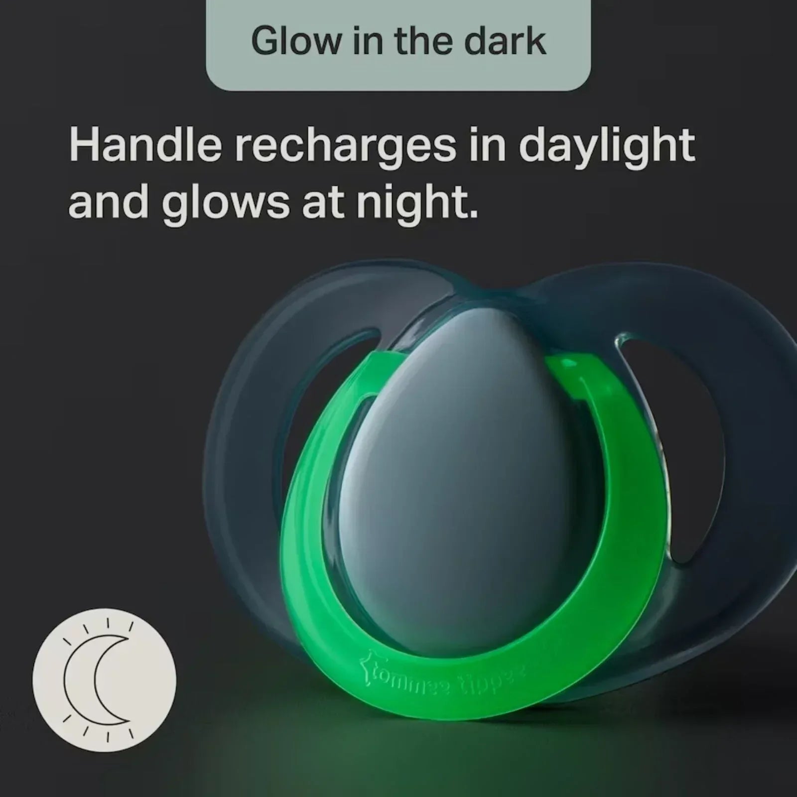 Tommee Tippee Night Time Soother 18-36 months Pack of 2 Assorted