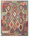 Maimana Afghanistan Kilim Rug - 204 x154 cm - Handmade