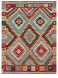 Maimana Afghanistan Kilim Rug - 201 x149 cm - Handmade