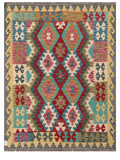 Maimana Afghanistan Kilim Rug - 194 x148 cm - Handmade
