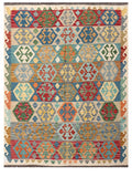 Maimana Afghanistan Kilim Rug - 201 x156 cm - Handmade
