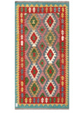 Maimana Afghanistan Kilim Rug - 198 x 100 cm - Handmade