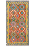Maimana Afghanistan Kilim Rug - 195 x 98 cm - Handmade