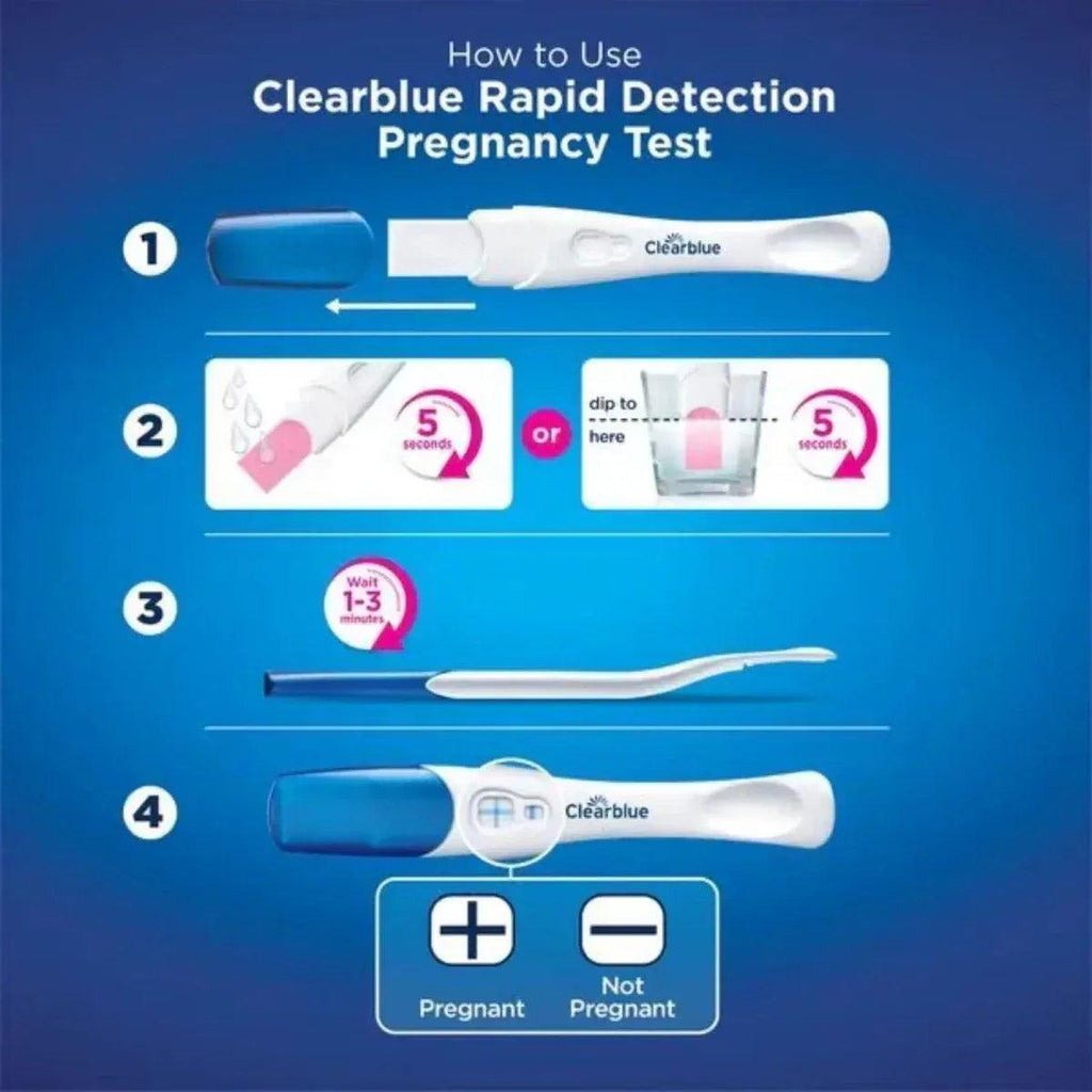 Clearblue Visual Rapid Detection Pregnancy Test Pack of 2