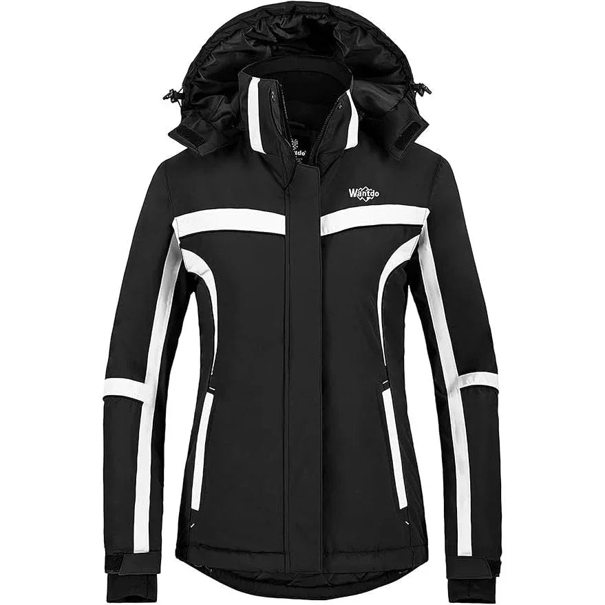 Wantdo Women's Waterproof Ski Jacket, Windproof Snowboarding, Size XL - Bobobiy