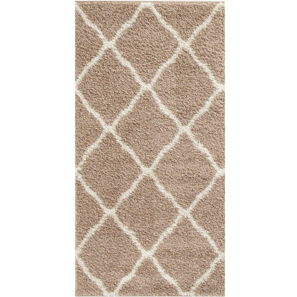 720_Moroccan_Beige_Shaggy_Rug-1 - Bobobiy