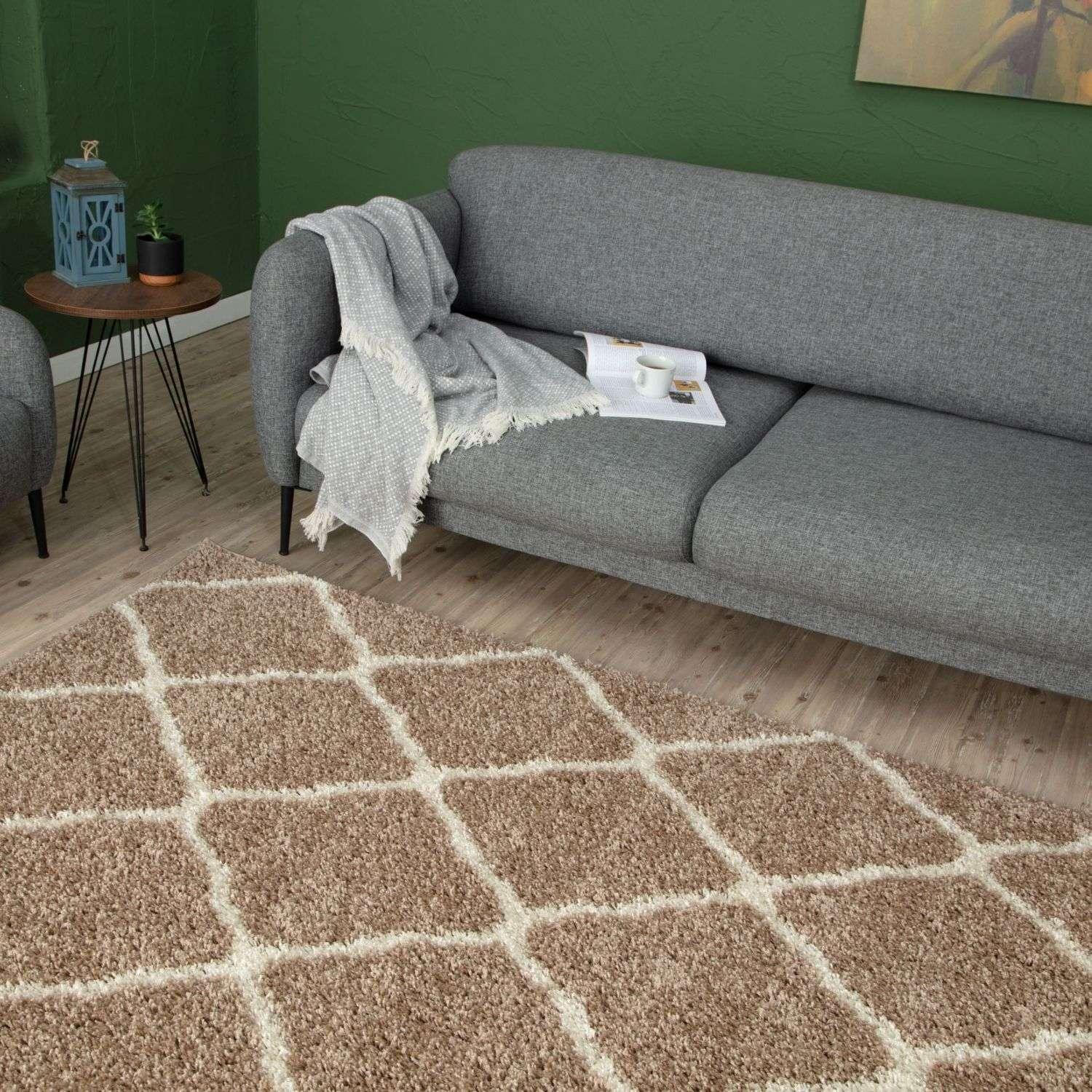 720_Moroccan_Beige_Shaggy_Rug-10 - Bobobiy