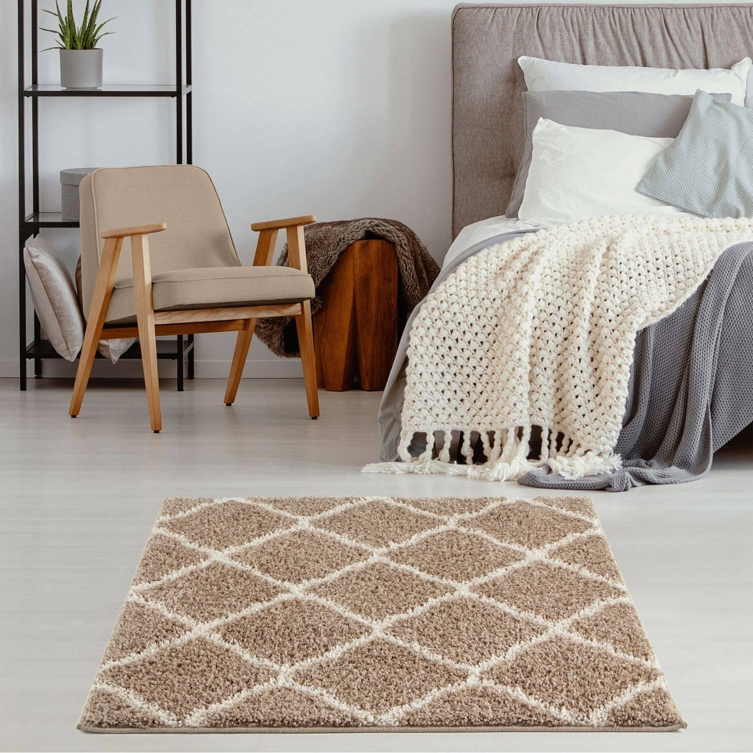 720_Moroccan_Beige_Shaggy_Rug-22 - Bobobiy