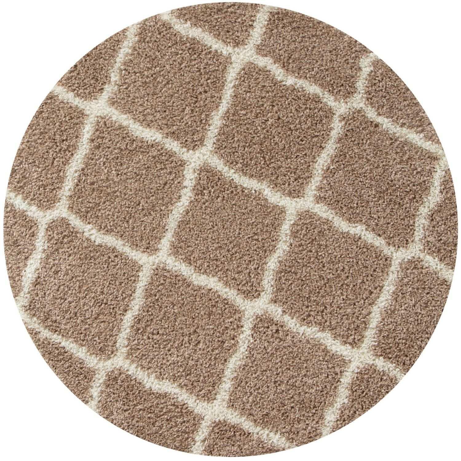 720_Moroccan_Beige_Shaggy_Rug-3 - Bobobiy