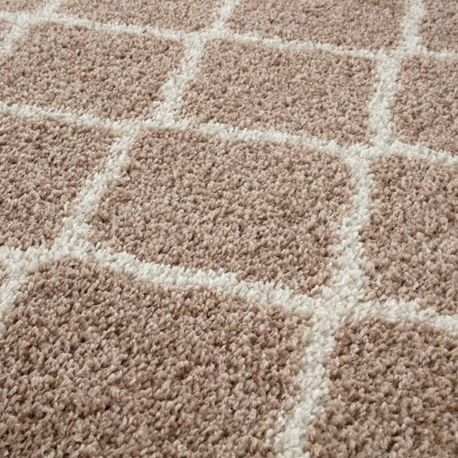720_Moroccan_Beige_Shaggy_Rug-5 - Bobobiy