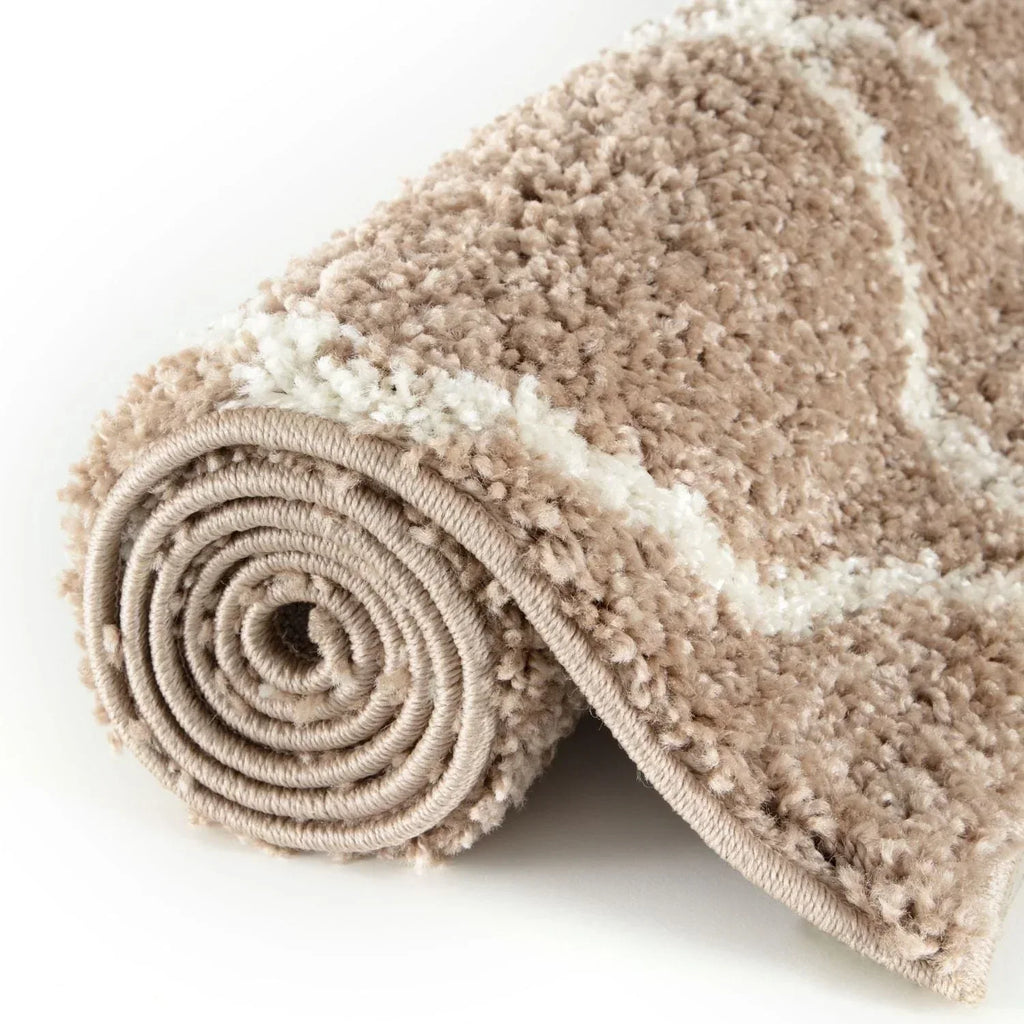 720_Moroccan_Beige_Shaggy_Rug-7 - Bobobiy