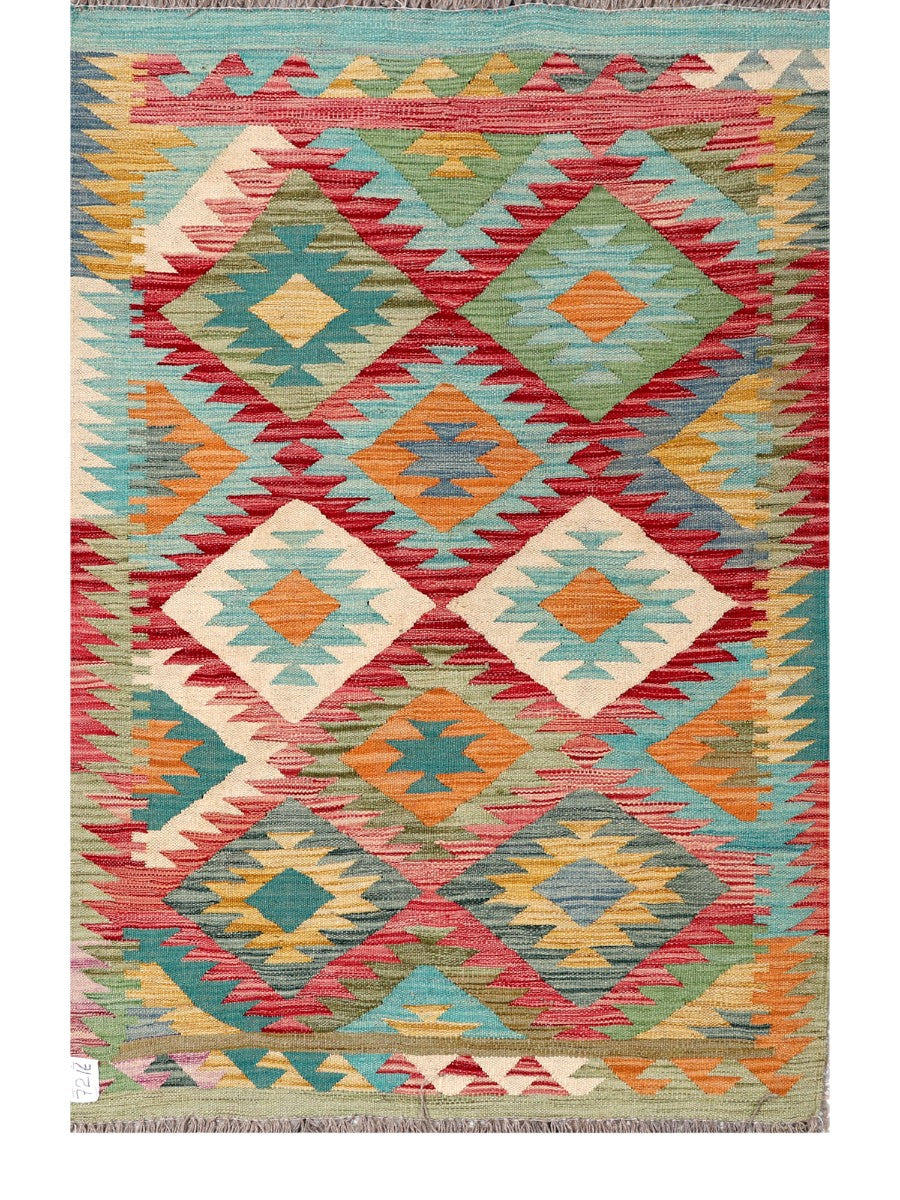 Maimana Afghanistan Kilim Rug - 150 x100 cm - Handmade