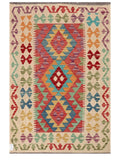 Maimana Afghanistan Kilim Rug - 153 x102 cm - Handmade