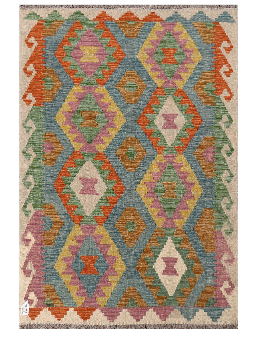 Maimana Afghanistan Kilim Rug - 147 x99 cm - Handmade