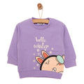 HelloBaby Baby Girl Animal Printed Sweatshirt - Purple