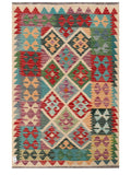 Maimana Afghanistan Kilim Rug - 159 x103 cm - Handmade