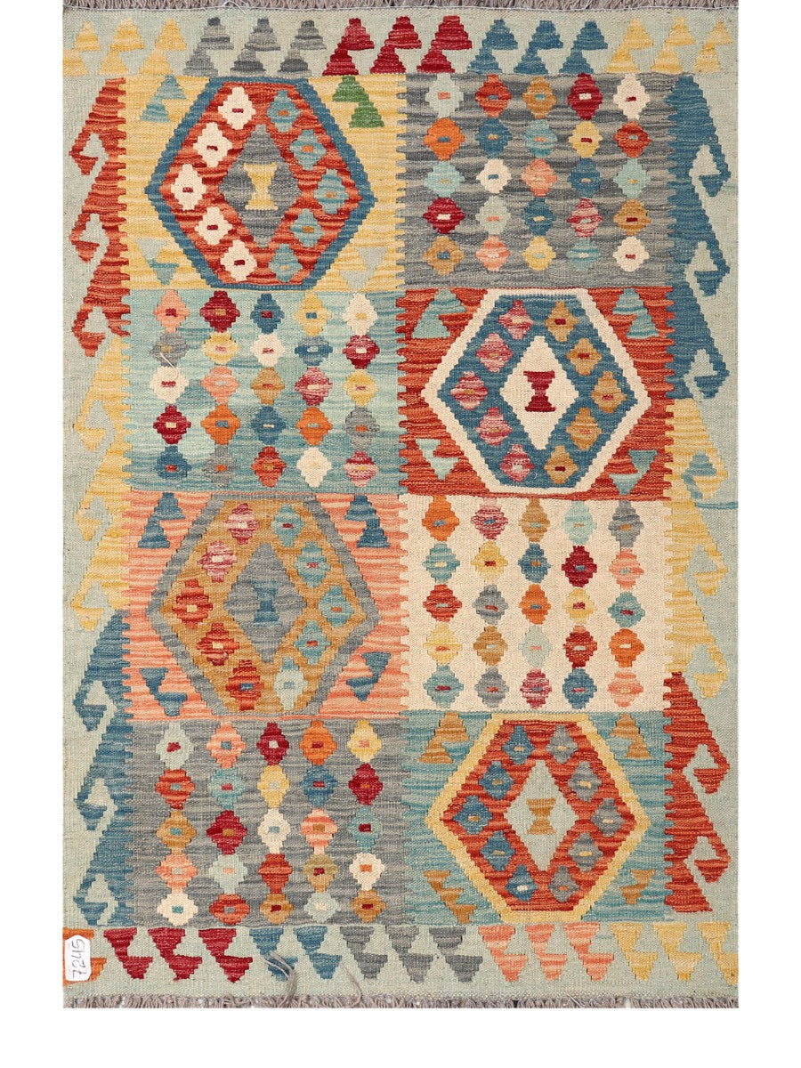 Maimana Afghanistan Kilim Rug - 151 x101 cm - Handmade