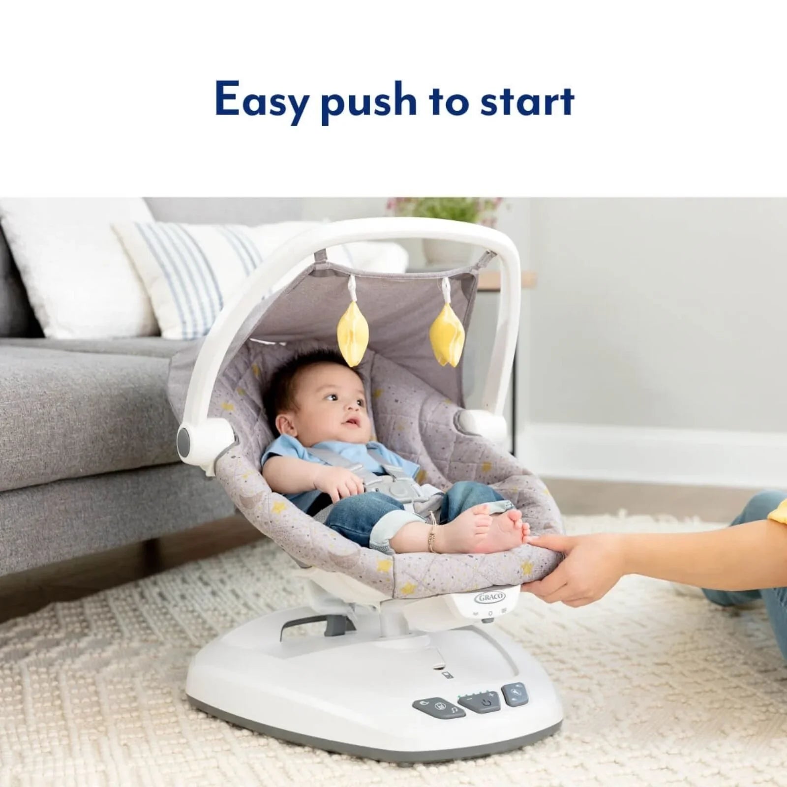 Graco Move with Me Soother with Canopy - Stargazer