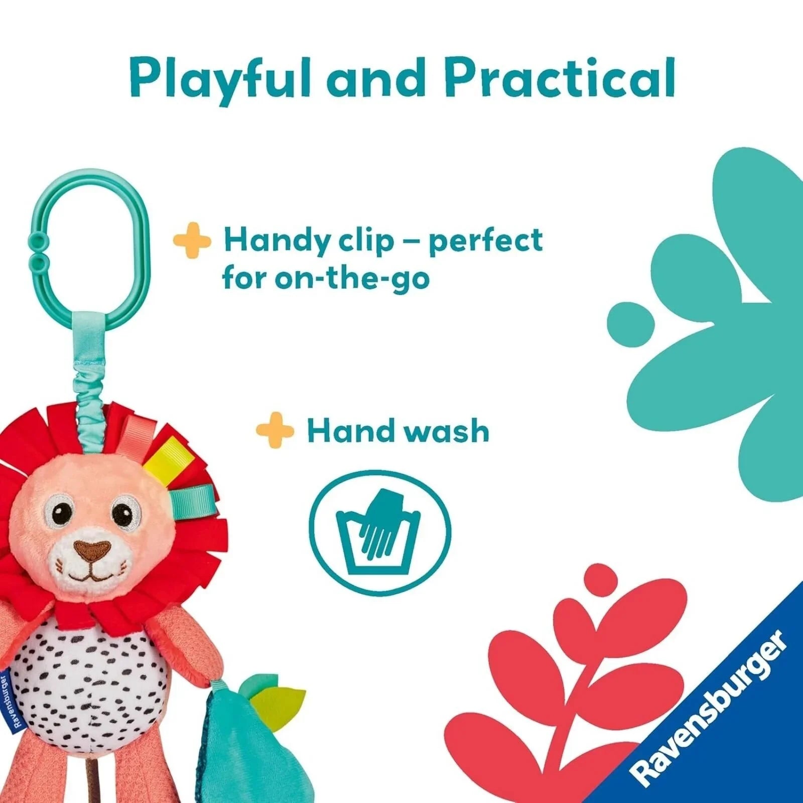 Play+ Shake & Rattle Lion