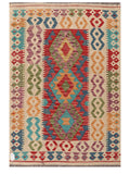 Maimana Afghanistan Kilim Rug - 150 x102 cm - Handmade
