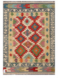 Maimana Afghanistan Kilim Rug - 148 x105 cm - Handmade