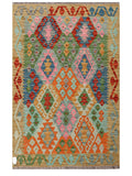 Maimana Afghanistan Kilim Rug - 162 x104 cm - Handmade