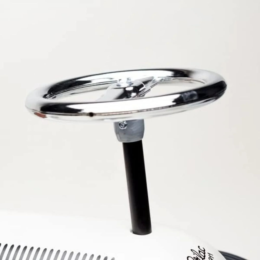 Vilac Ride On Metal Car Toy - Off White