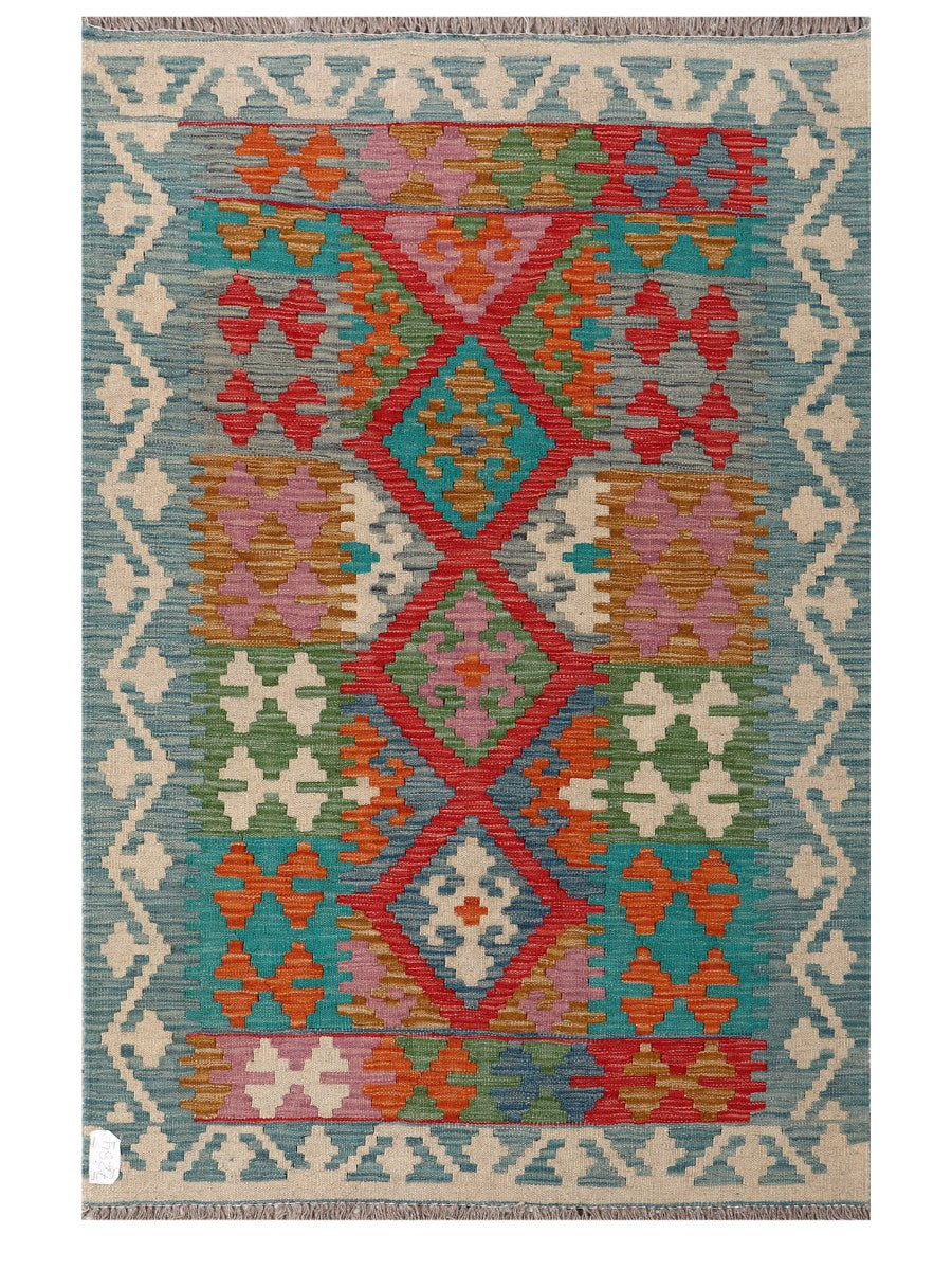 Maimana Afghanistan Kilim Rug - 151 x99 cm - Handmade