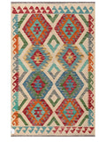Maimana Afghanistan Kilim Rug - 149 x93 cm - Handmade