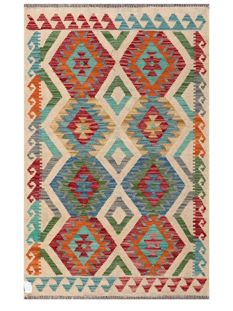 Maimana Afghanistan Kilim Rug - 149 x93 cm - Handmade