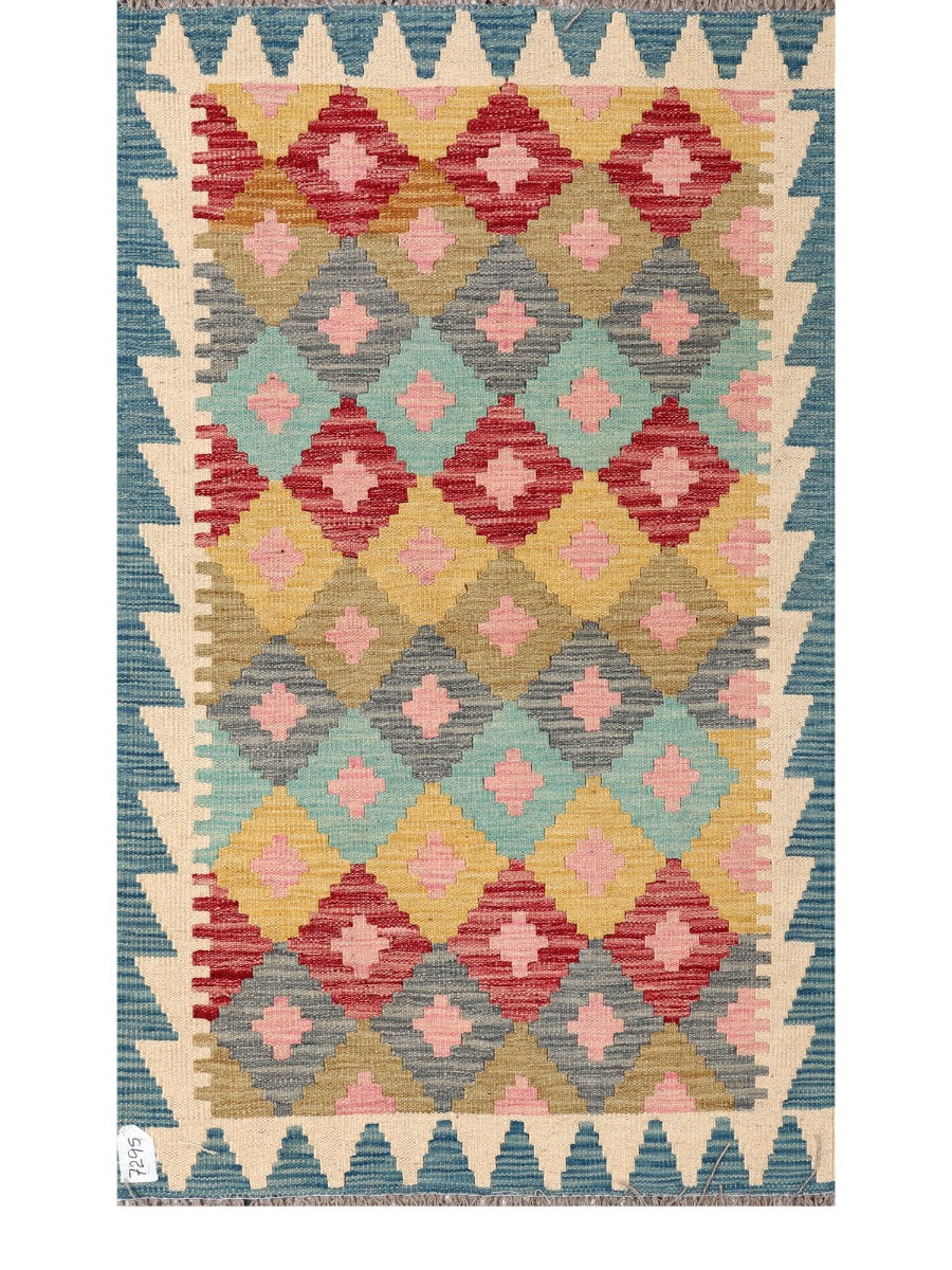 Maimana Afghanistan Kilim Rug - 148 x89 cm - Handmade