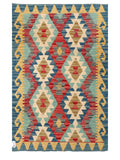 Maimana Afghanistan Kilim Rug - 146 x93 cm - Handmade