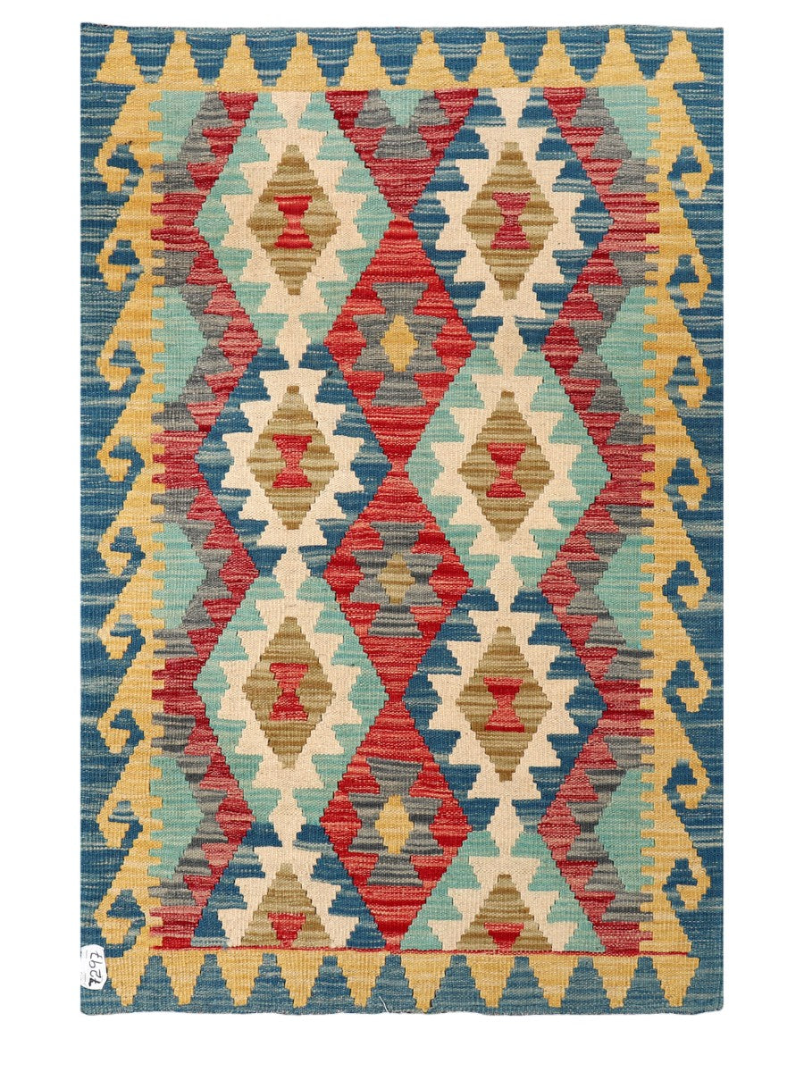 Maimana Afghanistan Kilim Rug - 146 x93 cm - Handmade
