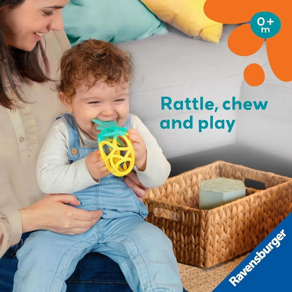 Play+ Rattle & Teether Pineapple