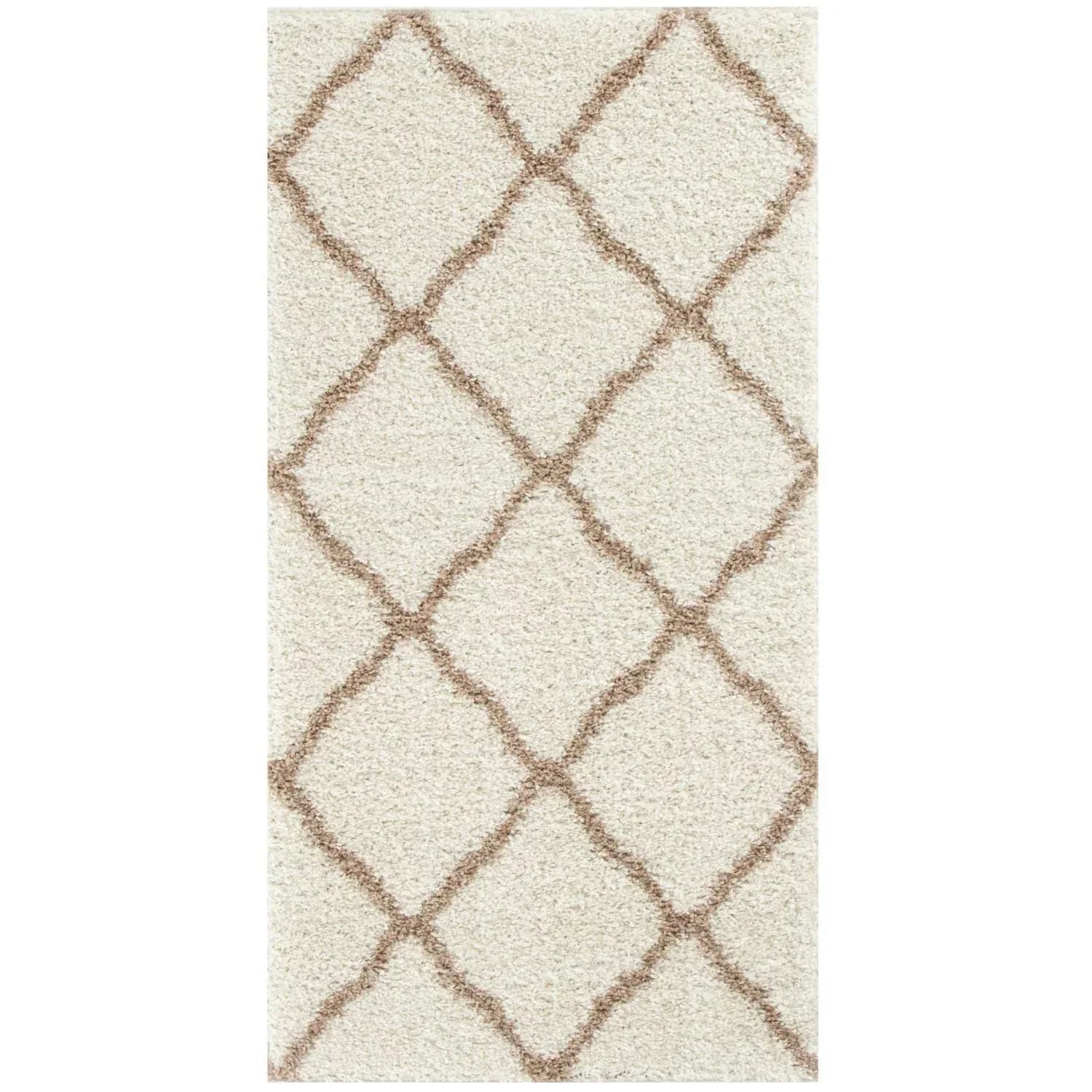 730_Moroccan_Ivory_Shaggy_Rug-1 - Bobobiy