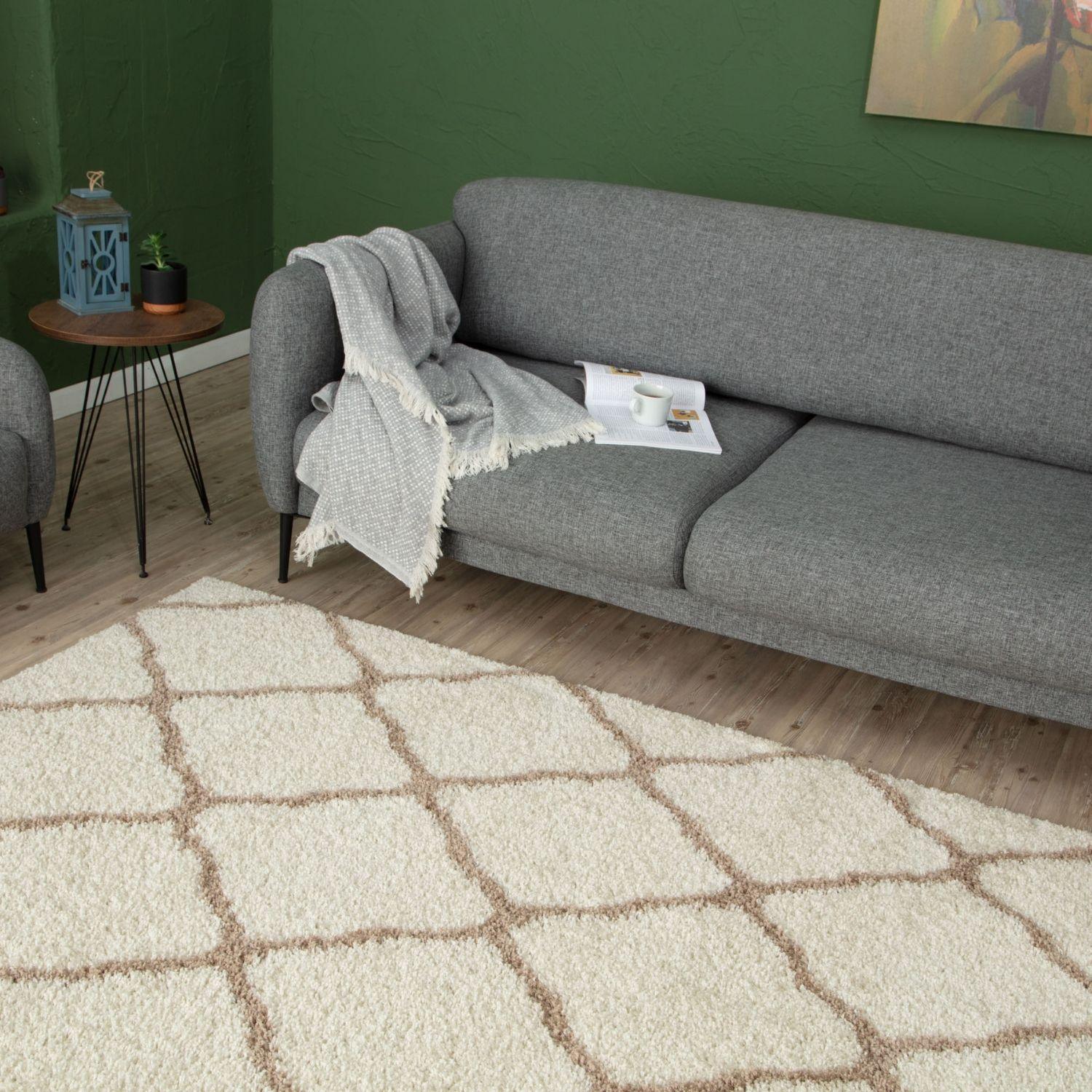 730_Moroccan_Ivory_Shaggy_Rug-10 - Bobobiy