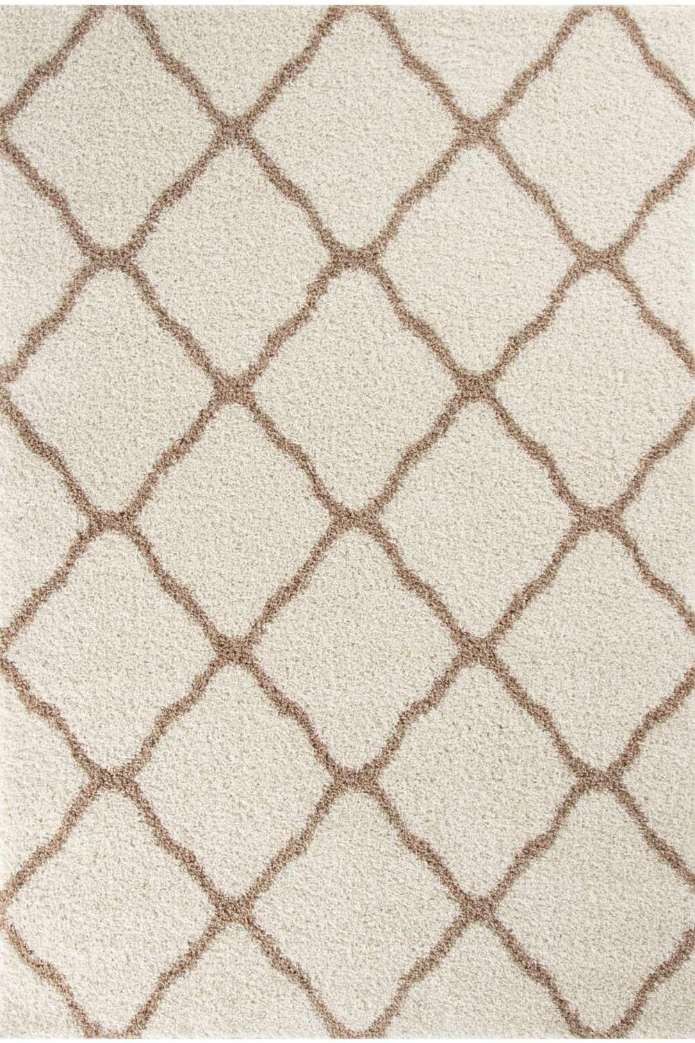 730_Moroccan_Ivory_Shaggy_Rug - Bobobiy