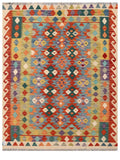Maimana Afghanistan Kilim Rug - 189 x147 cm - Handmade