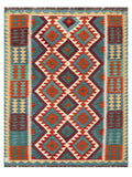 Maimana Afghanistan Kilim Rug - 203 x156 cm - Handmade