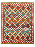 Maimana Afghanistan Kilim Rug - 195 x154 cm - Handmade