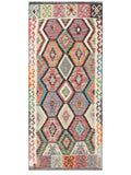 Maimana Afghanistan Kilim Rug - 198 x 87 cm - Handmade