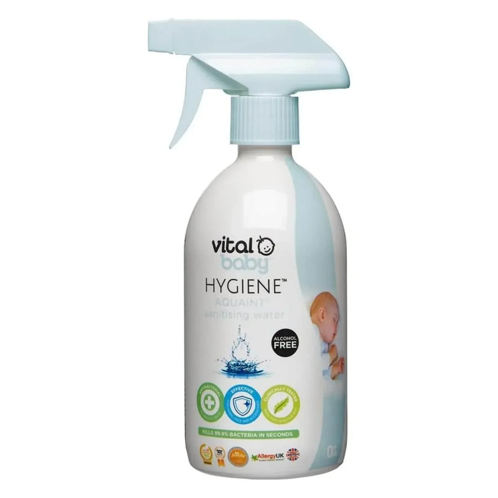 Vital Baby Hygiene Aquaint Cleansing Water 500ml - Bobobiy