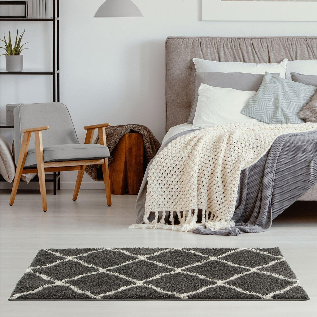 740_Moroccan_Dark_Grey_Shaggy_Rug-15 - Bobobiy